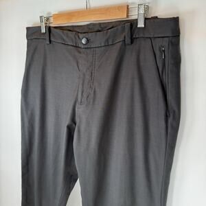Lululemon Men’s 36 ABC Commission Pants Black Slim Fit Warpstreme Stretch Casual